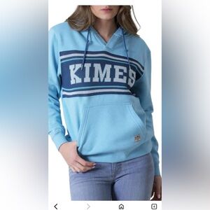Kimes Ranch North Star - Brand New Light Blue and Turquoise Hoodie-Large